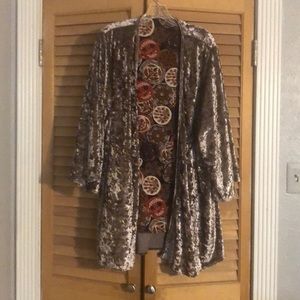 Velvet kimono